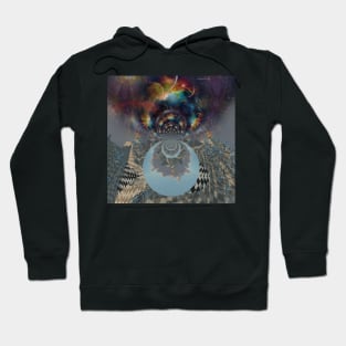 Chess fractal. Surreal space Hoodie